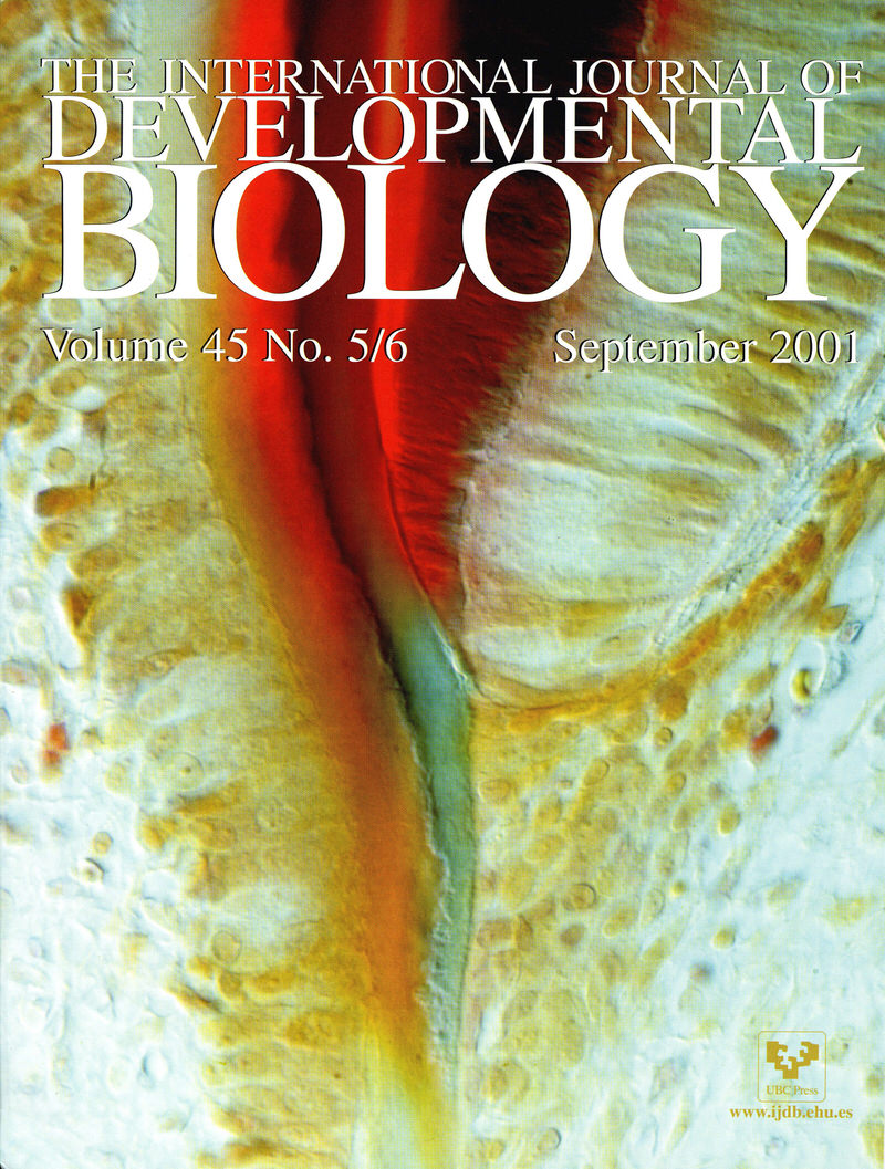 The International Journal of Developmental Biology, Volume 45, Number 5/6, September 2001